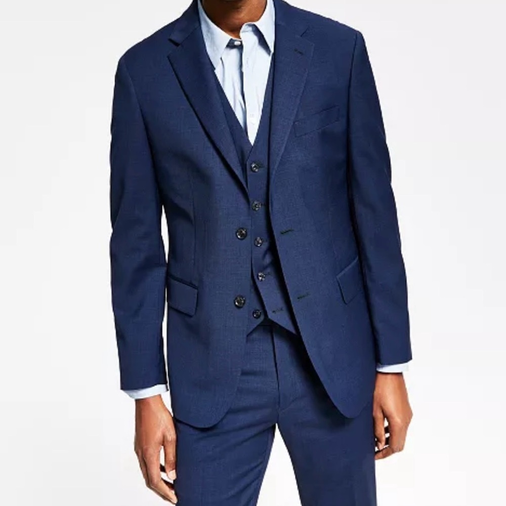 Tommy Hilfiger Navy Blue Suit